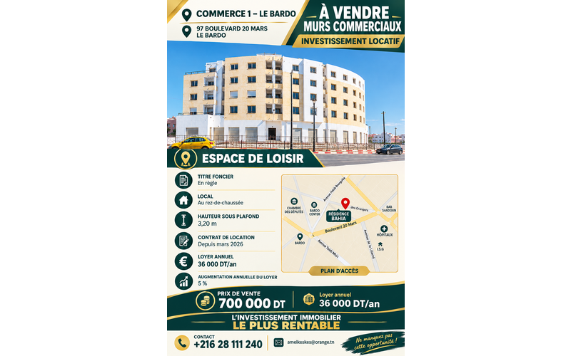 Local commercial Tout commerce